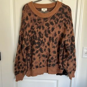 Women’s Aerie leopard-print sweater